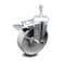 Service Caster 5 Inch Semi Steel Swivel 3/8 Inch Stem Caster with Total Lock Brake SCC SCC-TSTTL20S514-SSS-381615 - alternate 1
